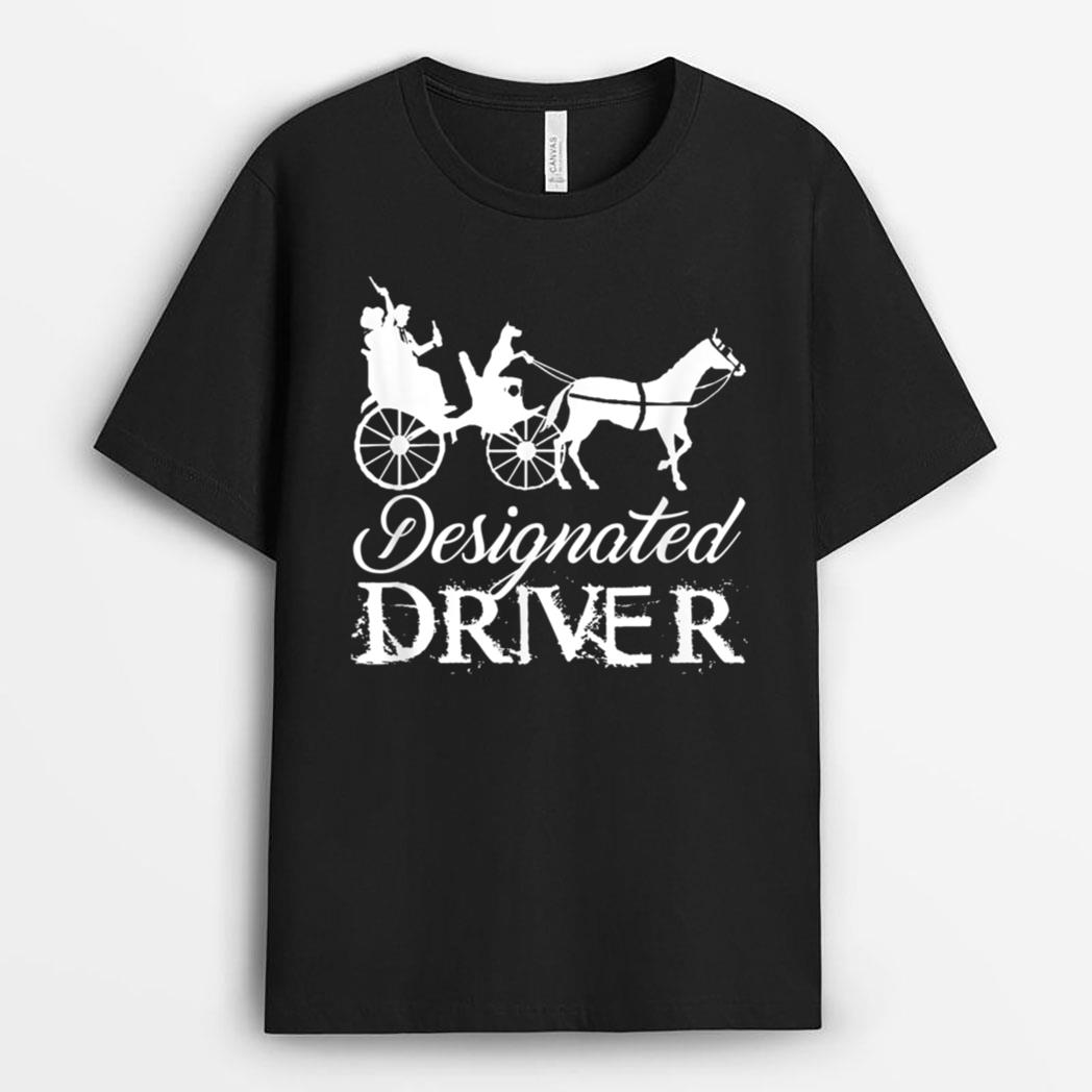 Designated Driver Beer & Dog Lover Drinking T-Shirt