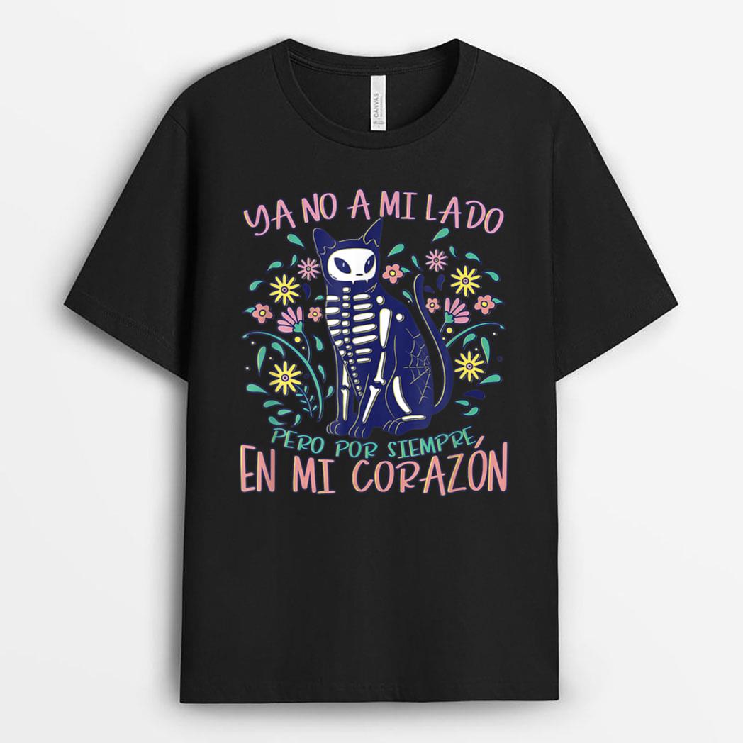 Dia De Los Muertos Cat Skeleton Animals Lover Costume T-Shirt