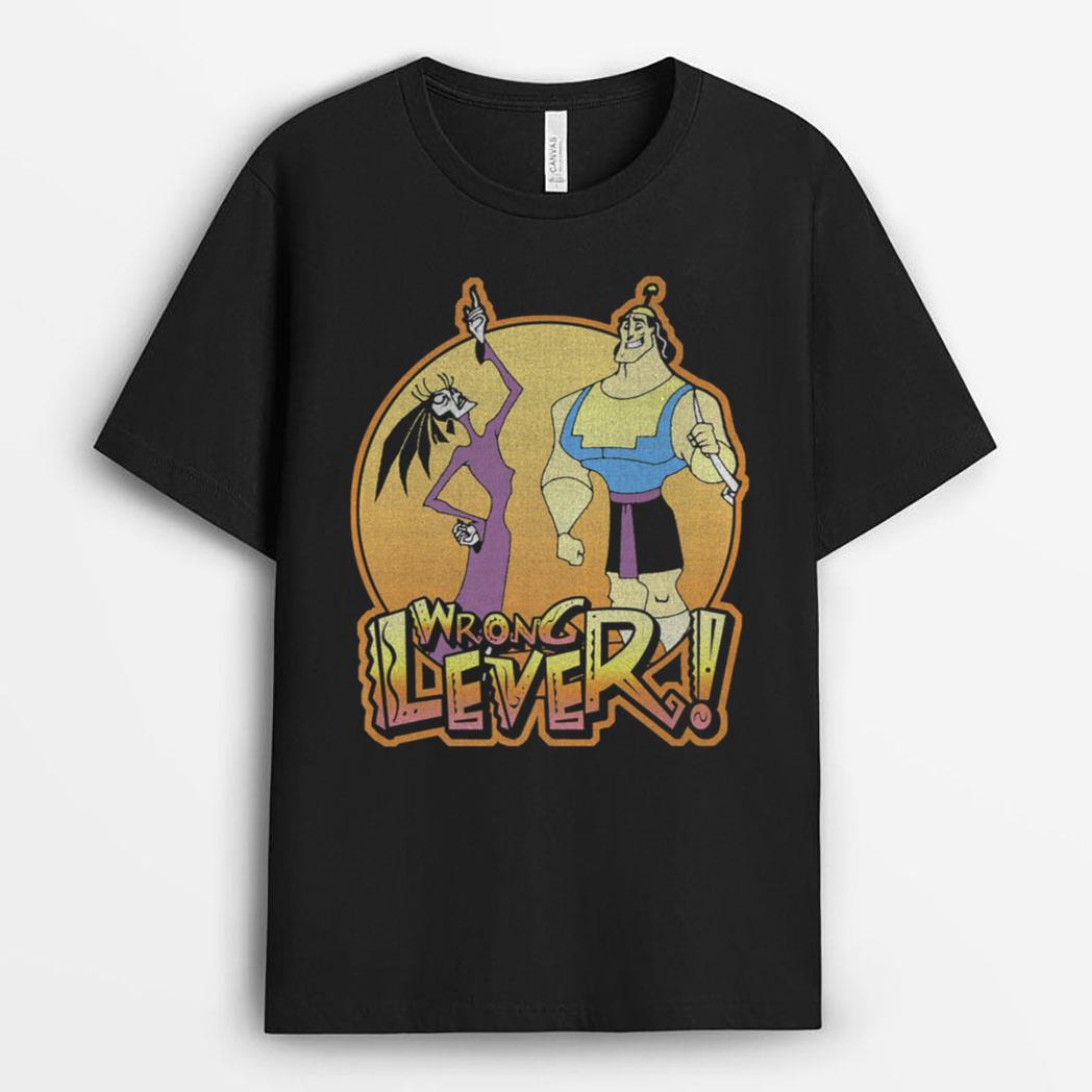 Disney Emperors New Groove Kronk And Esma Wrong Lever T-Shirt