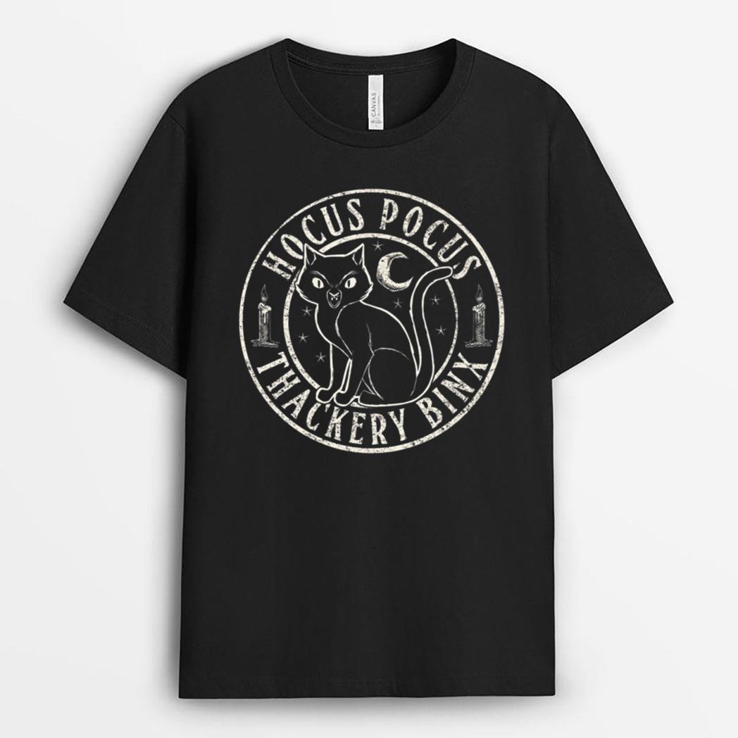 Disney Hocus Pocus Thackery Binx Big Cat Celestial Circle V2 T-Shirt