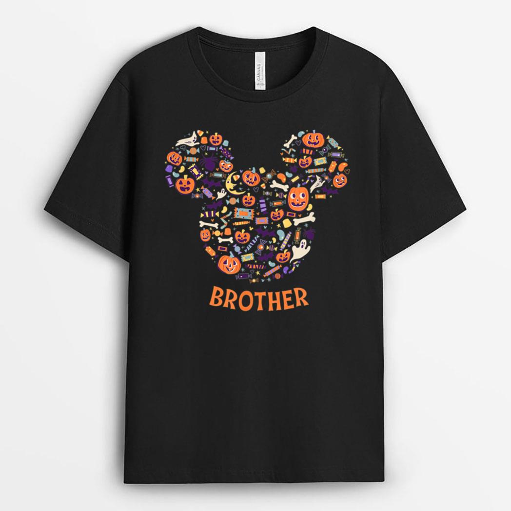 Disney Mickey Mouse Icon Halloween Brother T-Shirt