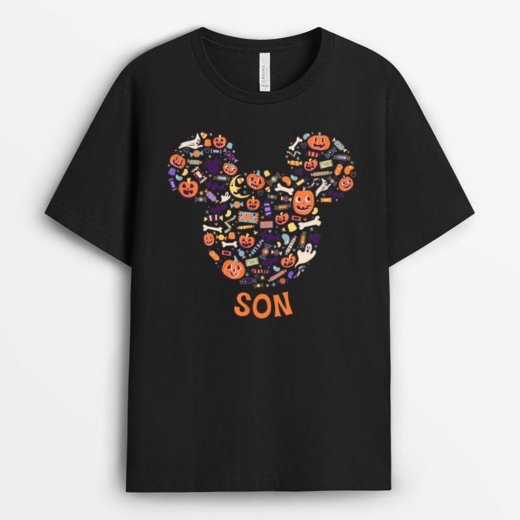 Disney Mickey Mouse Icon Halloween Son T-Shirt