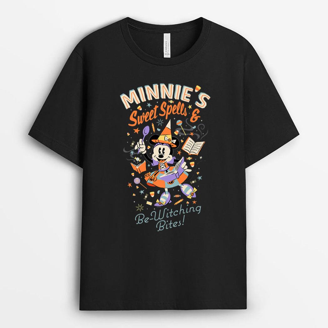 Disney Minnieu2019s Sweet Spells & Be-Witching Bites Halloween T-Shirt