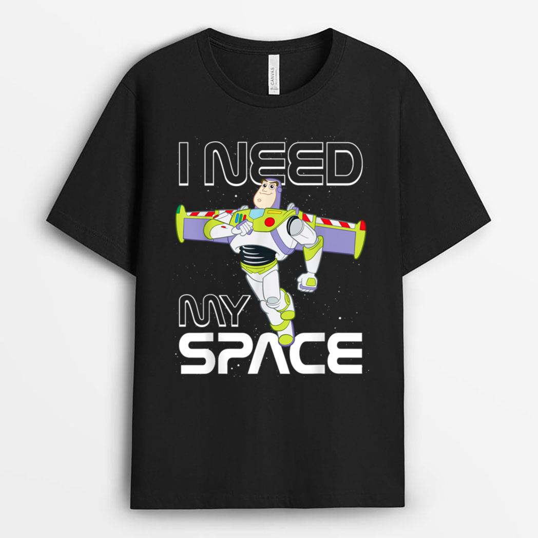 Disney Pixar Toy Story Buzz Lightyear I Need My Space T-Shirt