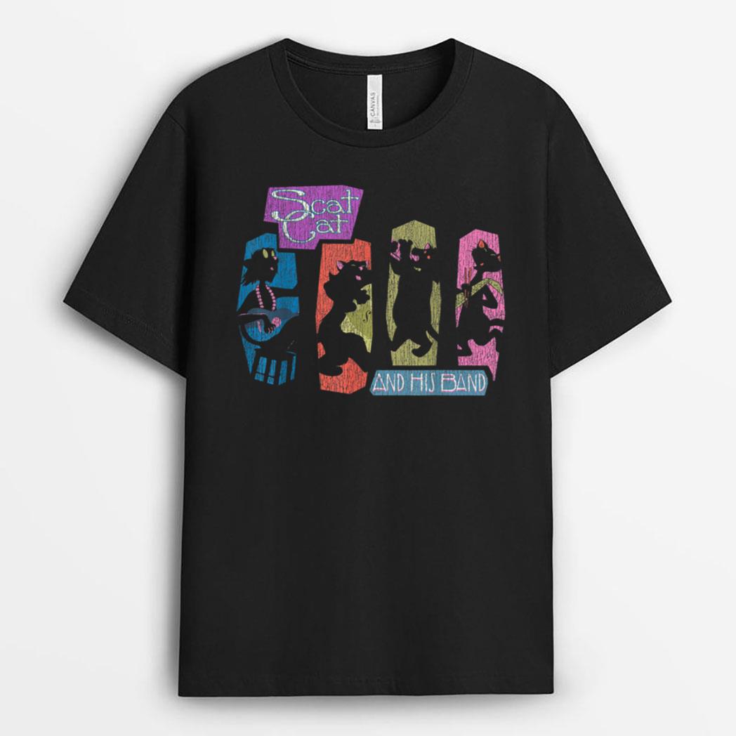 Disney The Aristocats Scat Cat Band T-Shirt