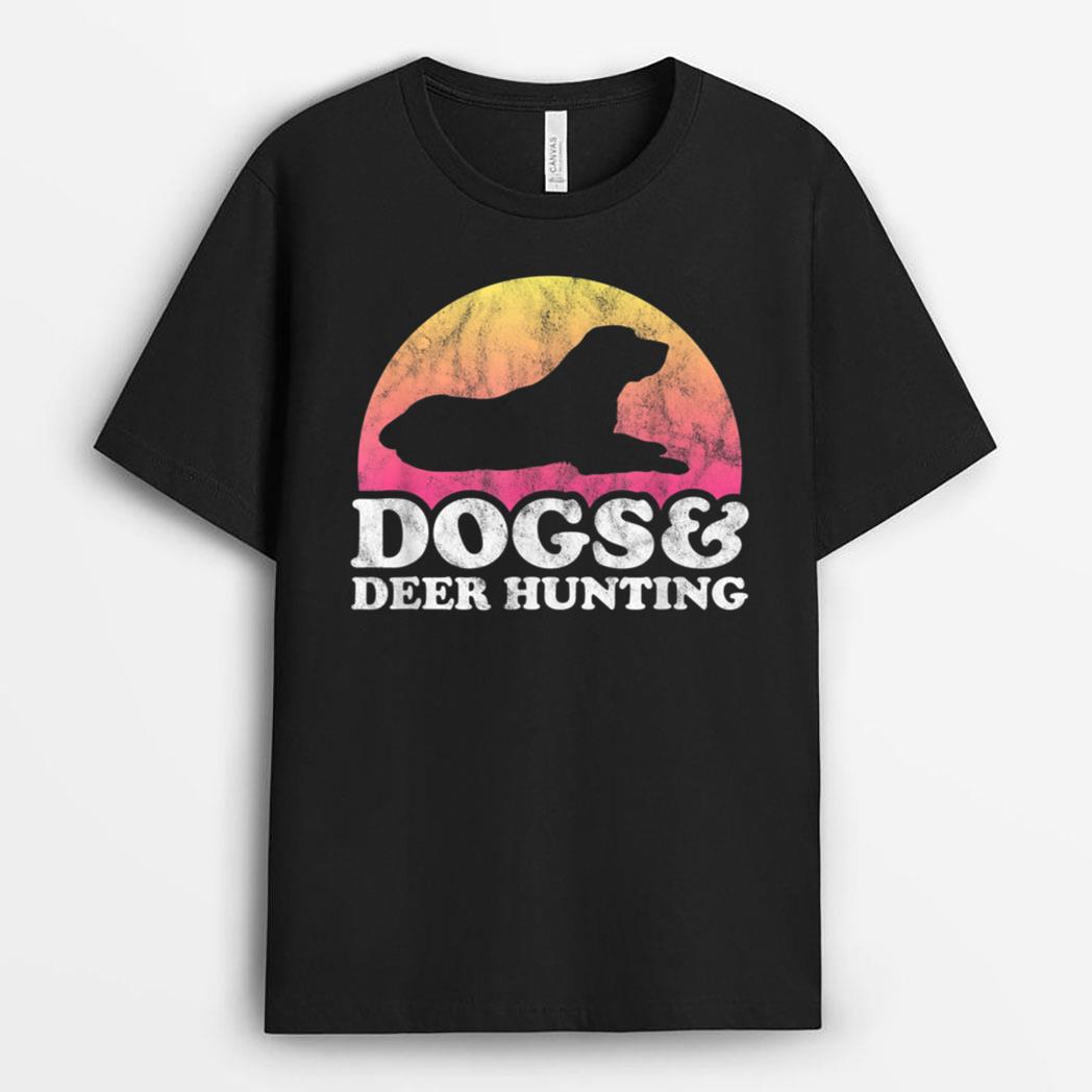 Dogs and Deer Hunting Men's or Women's Dog T-Shirt