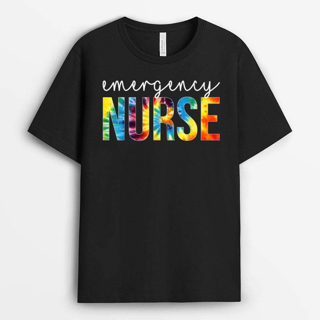 Emergency Nurse Appreciation Day Tie Dye T-Shirt