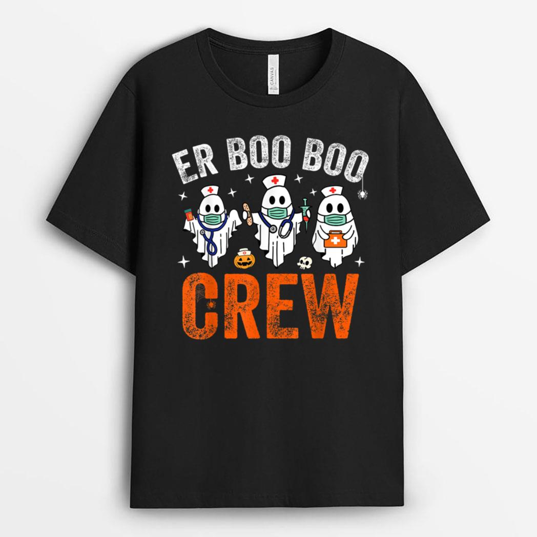 Emergency Room Nurse Crew Funny Halloween ER Nurse Costume T-Shirt