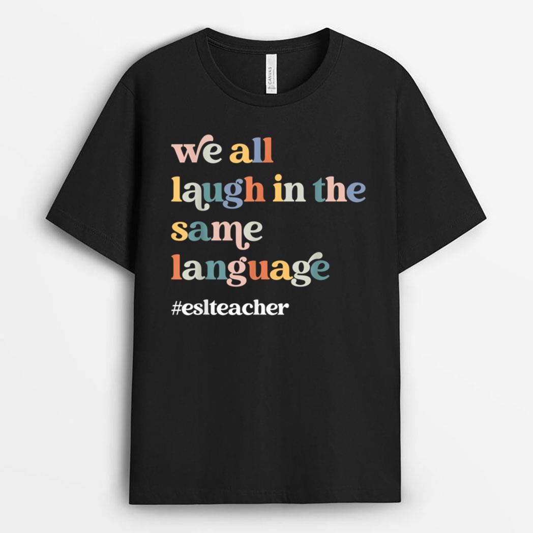 ESL Teacher ESOL Student Cute Retro Back To School First Day T-Shirt