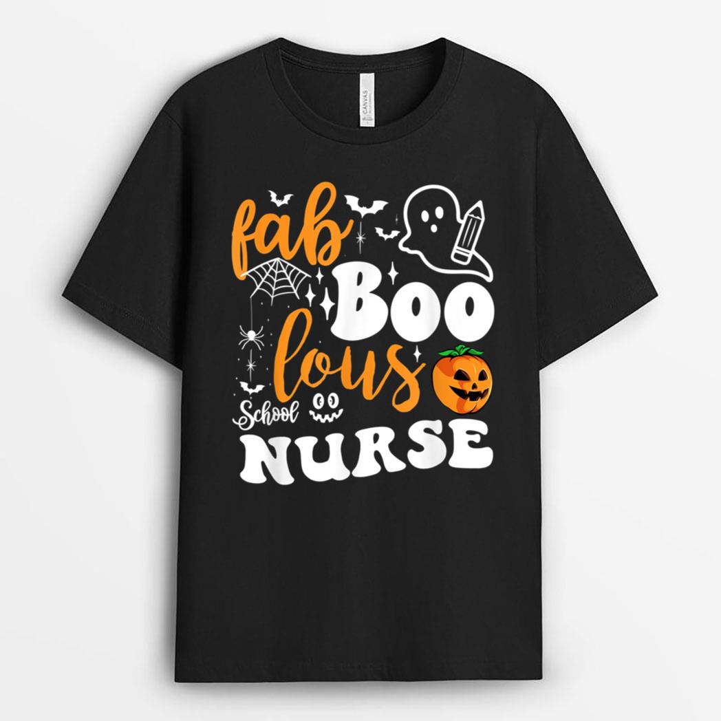 FaBOOlous School Nurse funny Halloween T-Shirt