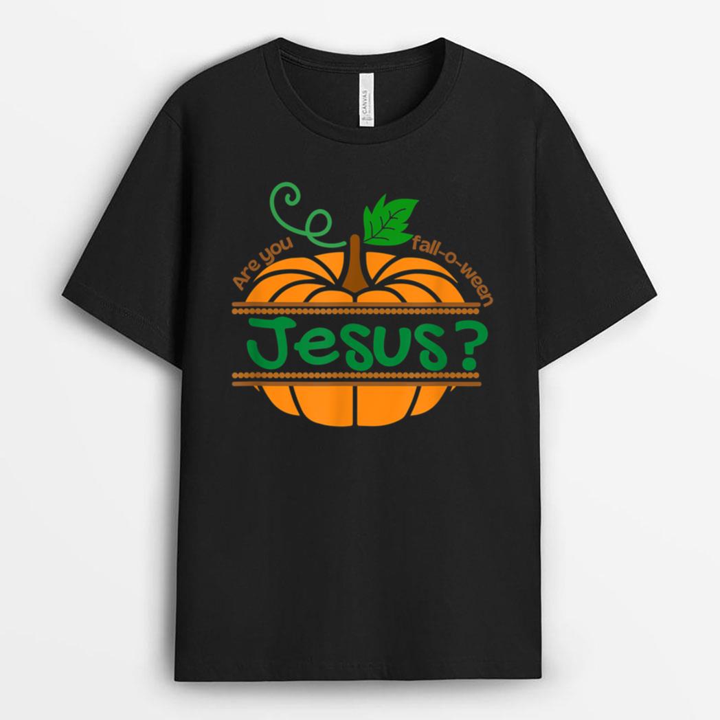 Falloween Jesus Christian Halloween Pumpkin Trunk or Treat T-Shirt