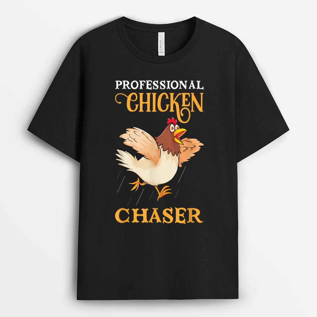 Farmer Professional Chicken Chaser Farming T-Shirt