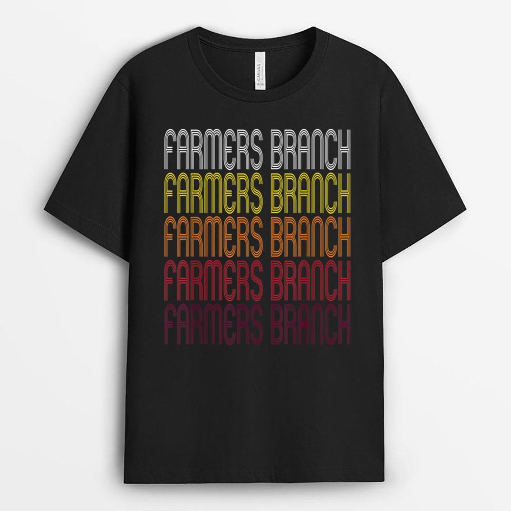 Farmers Branch, TX  Vintage Style Texas T-Shirt