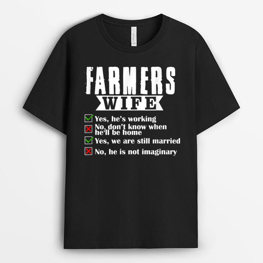 Farmer's Wife Checklist Funny Farm T-Shirt