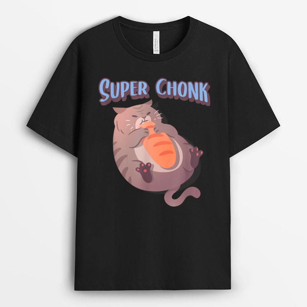 Fat Chonky Cat Meme Lovers Heckin' Chonker Super Chonk Cat T-Shirt