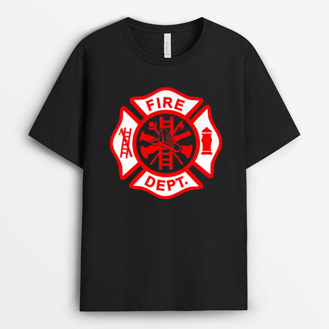 Fire Department Uniform Official Firefighter Gear T-Shirt
