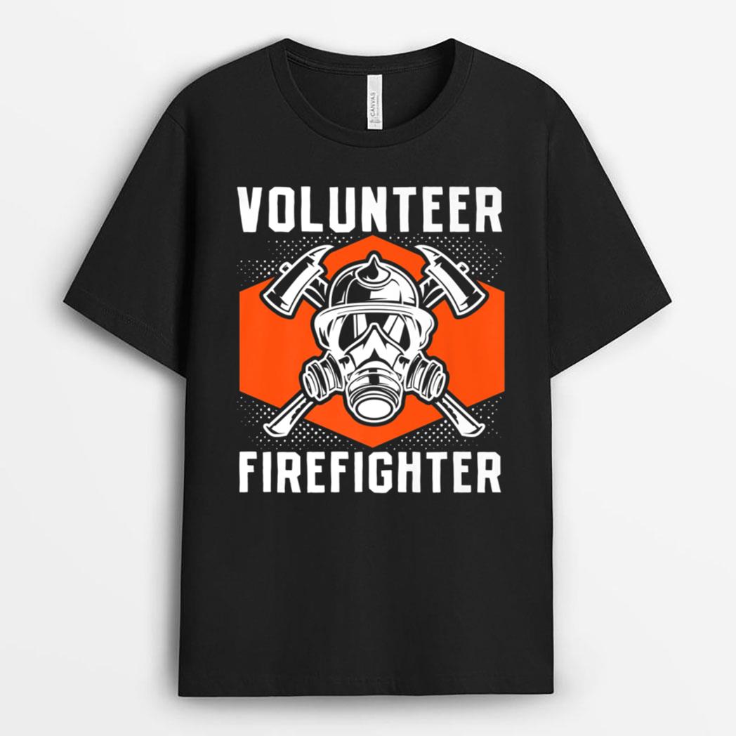 Fire Rescue Volunteer Firefighter Fireman T-Shirt