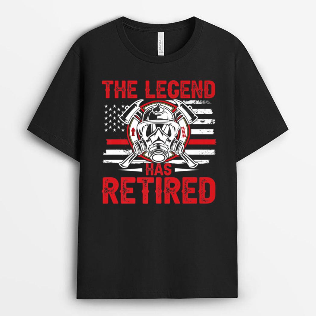 Firemen Retired Firefighter T-Shirt