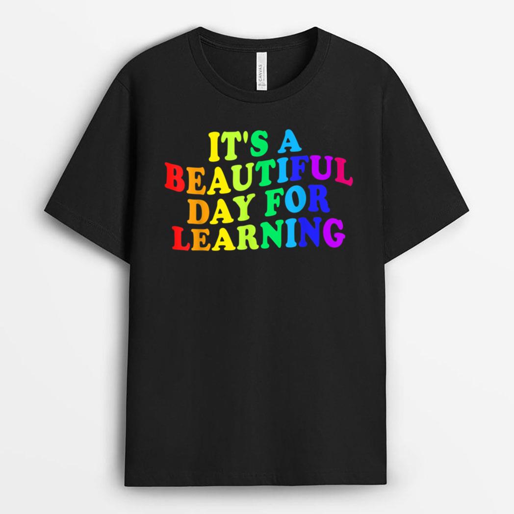 First Day of School Gift Teacher Students Rainbow Colorful T-Shirt