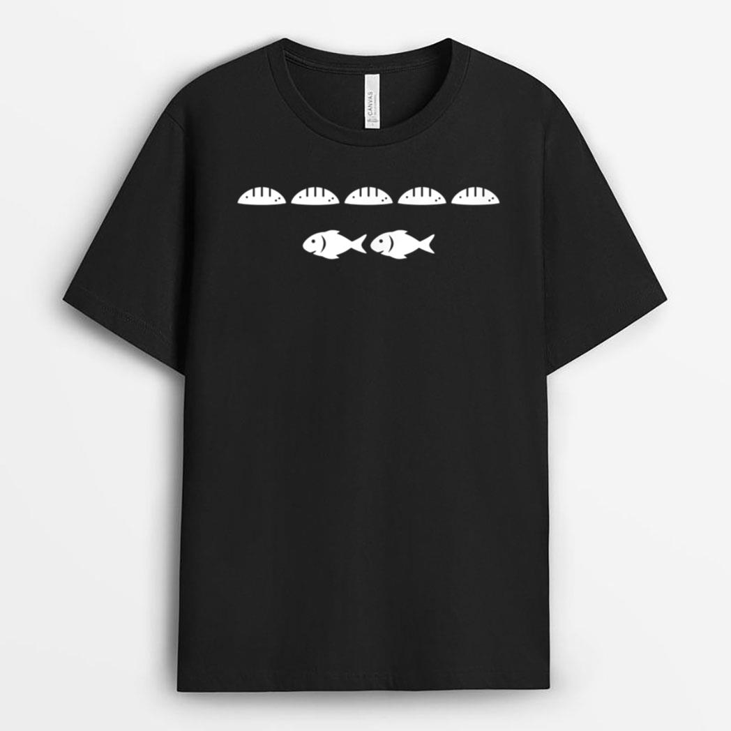 Five Loaves, Two Fish Christian T-Shirt