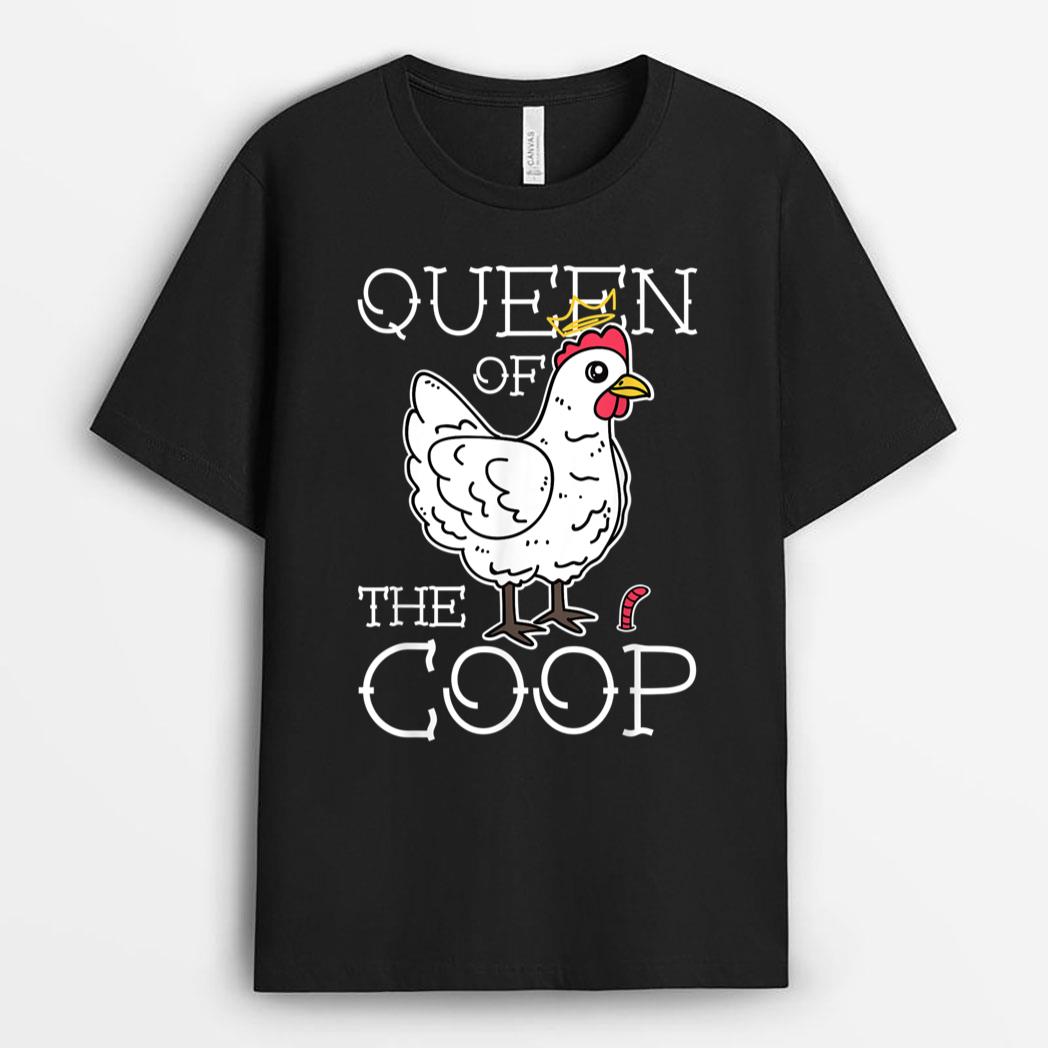 Funny Chicken Farmer Girl T-Shirt
