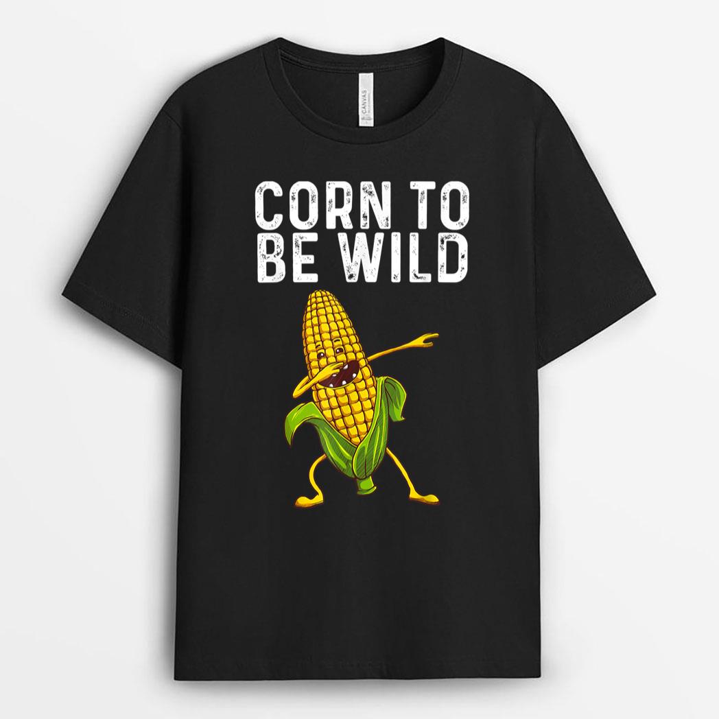 Funny Corn Gift For Men Women Corn On The Cob Costume Farmer T-Shirt