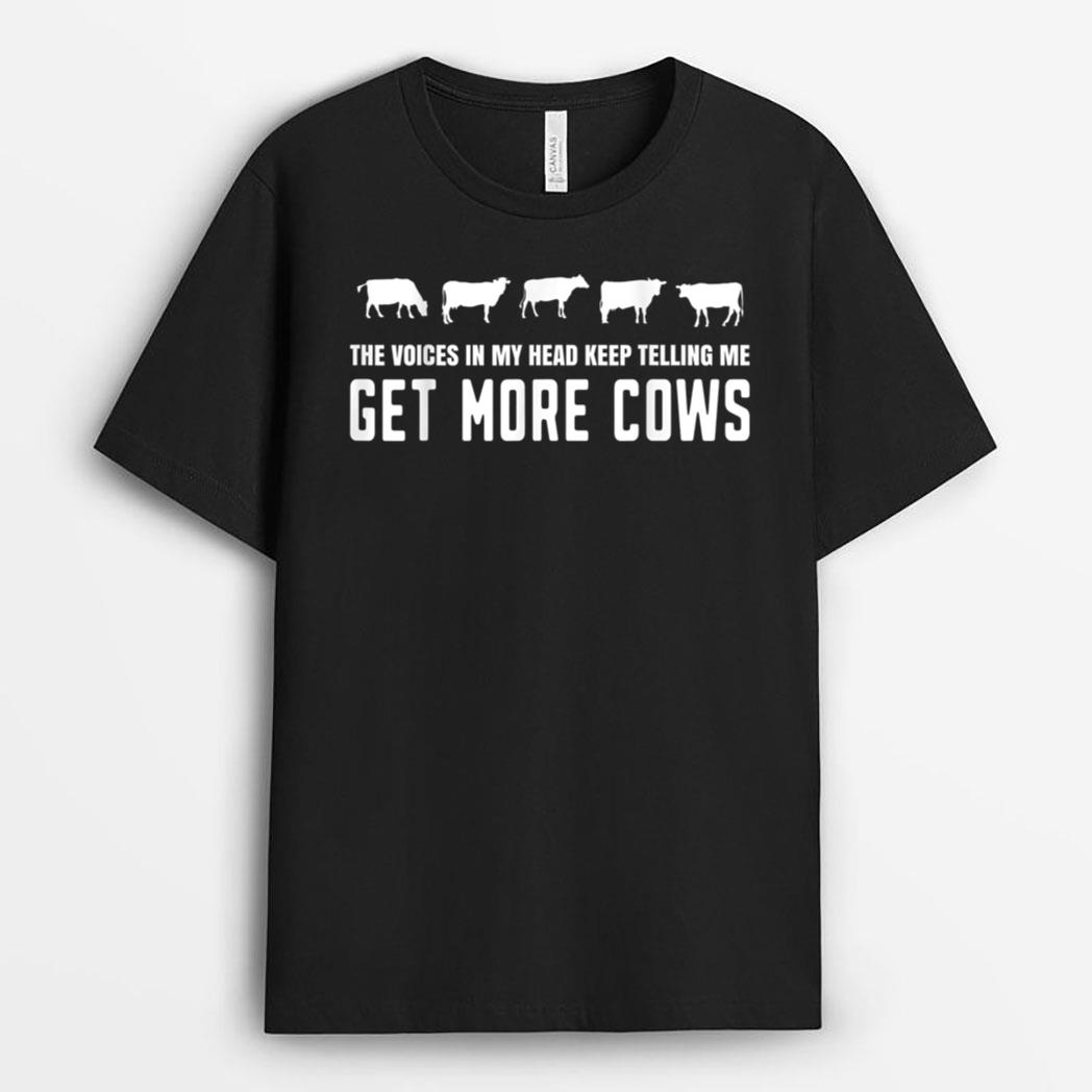 Funny Cow Farmer Rasing Cattle Dairy Farming T-Shirt