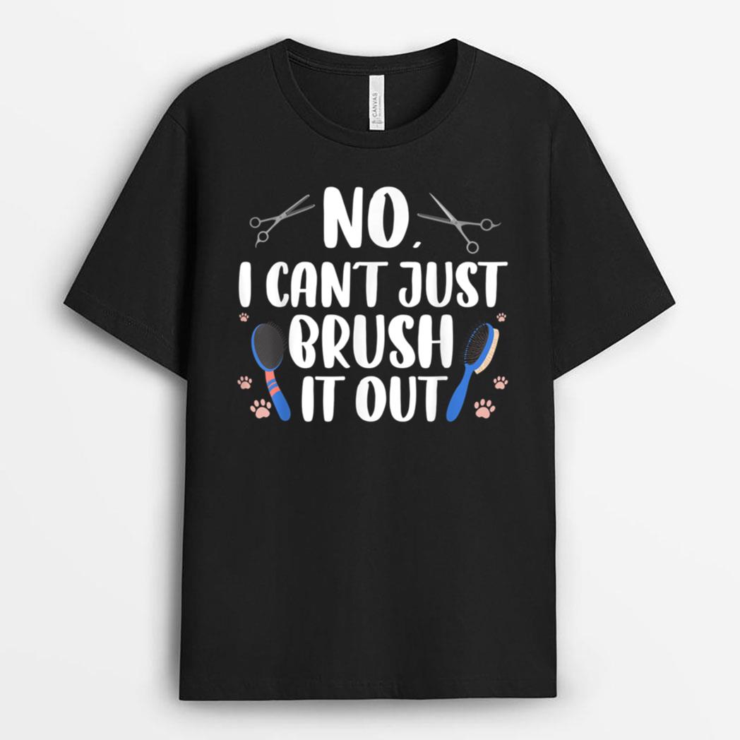 Funny Dog Groomer Art Dog Grooming Pet Groomer T-Shirt