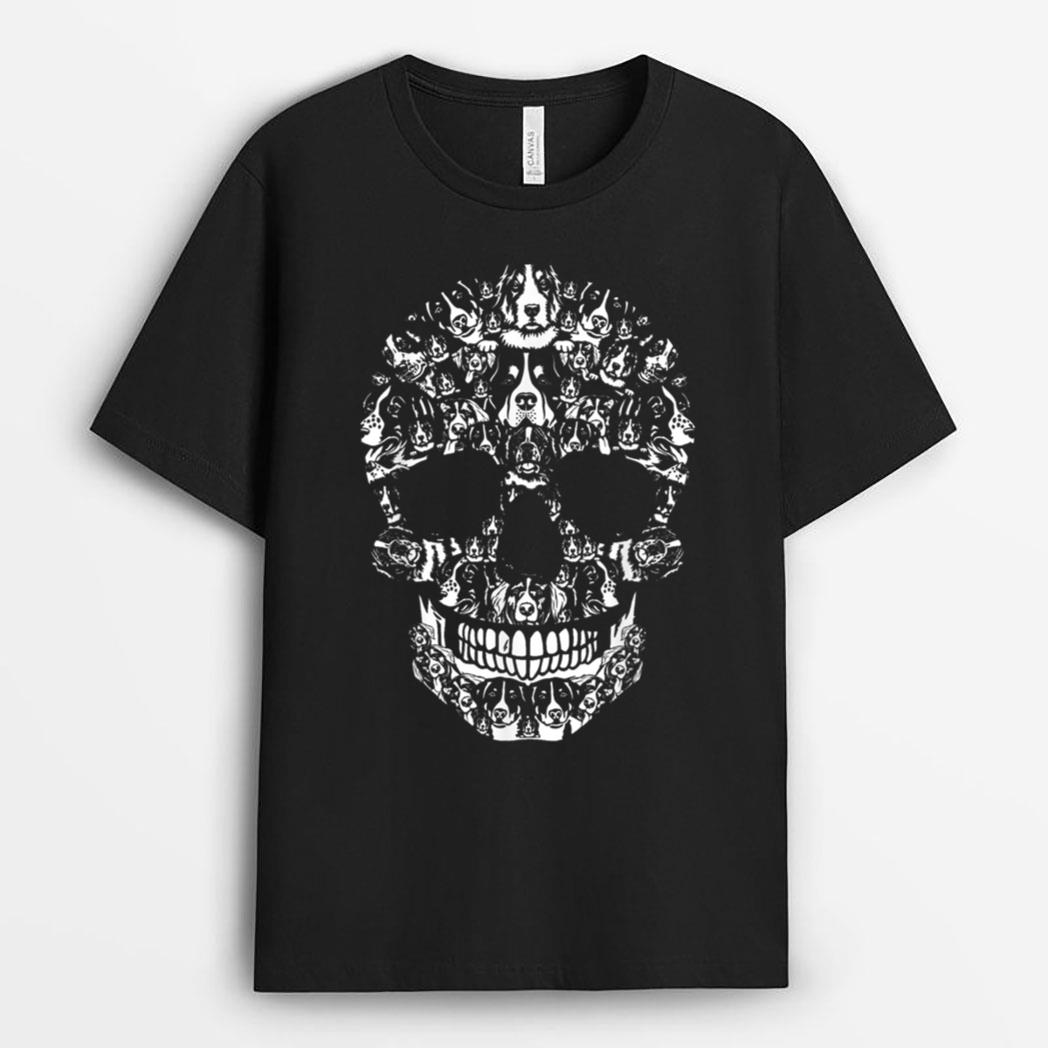 Funny Karakachan Dog Skull Halloween Costume T-Shirt