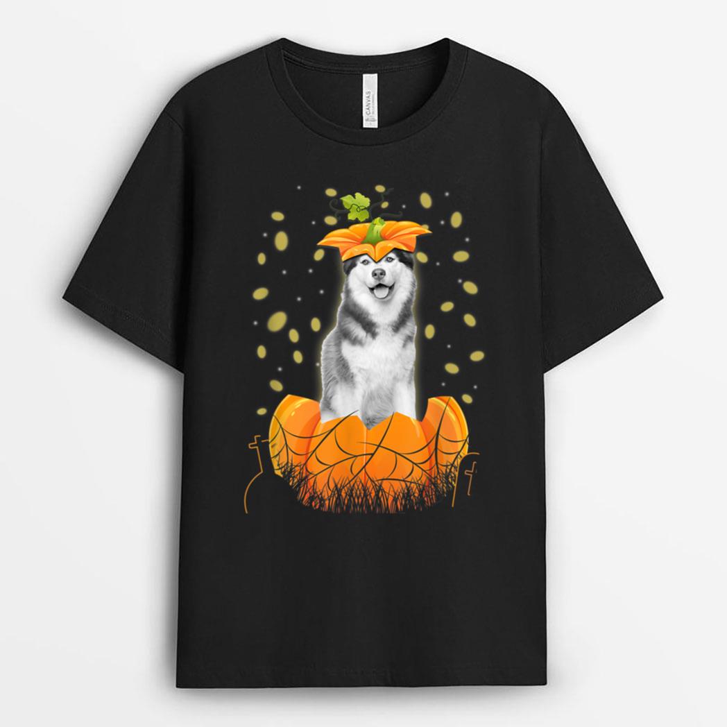 Funny Siberian Husky Halloween Costume  For Dog lover T-Shirt