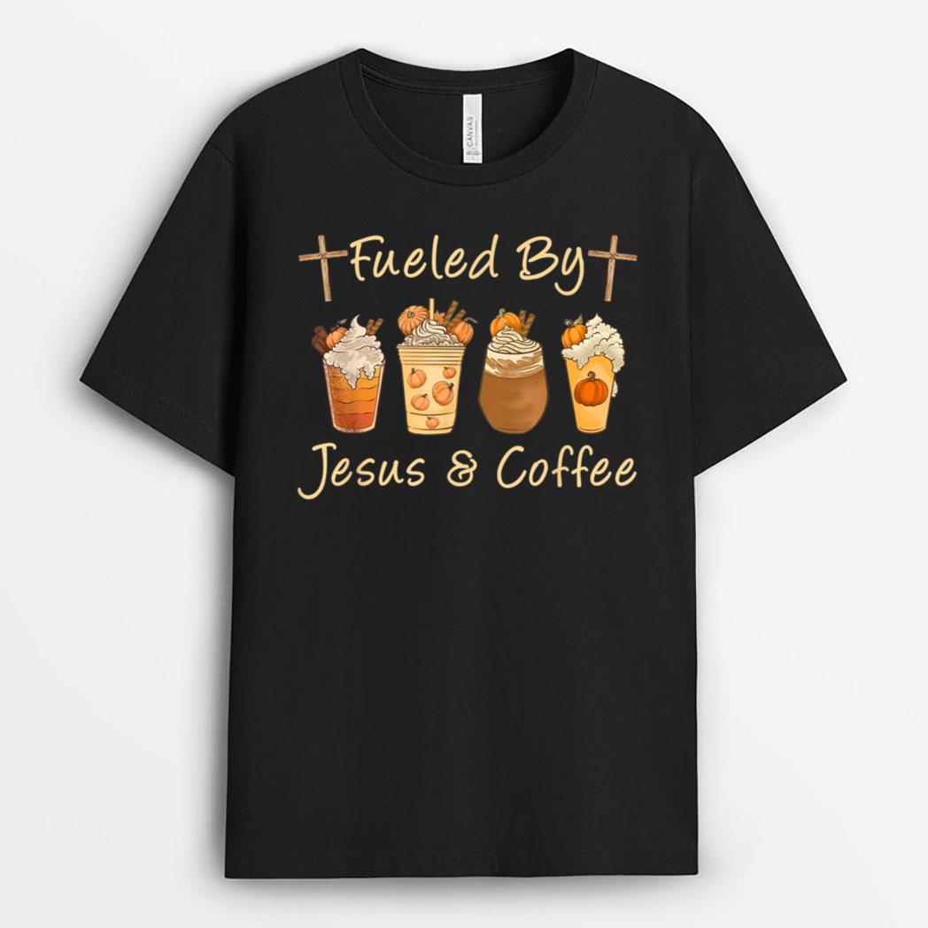 Funny Thanksgiving Coffee Jesus Lover T-Shirt