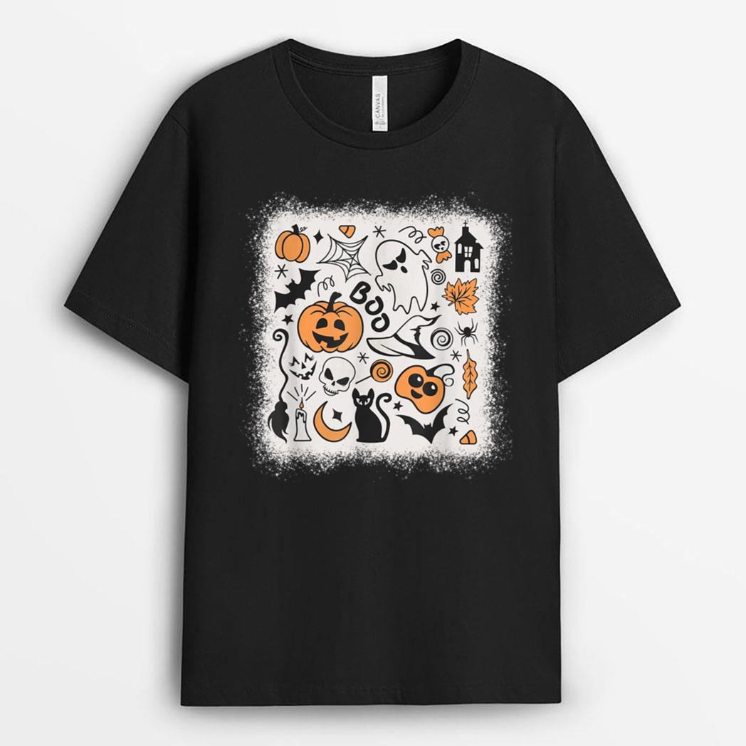 Funny Vintage Halloween Elets Shirt Halloween Party Funny T-Shirt