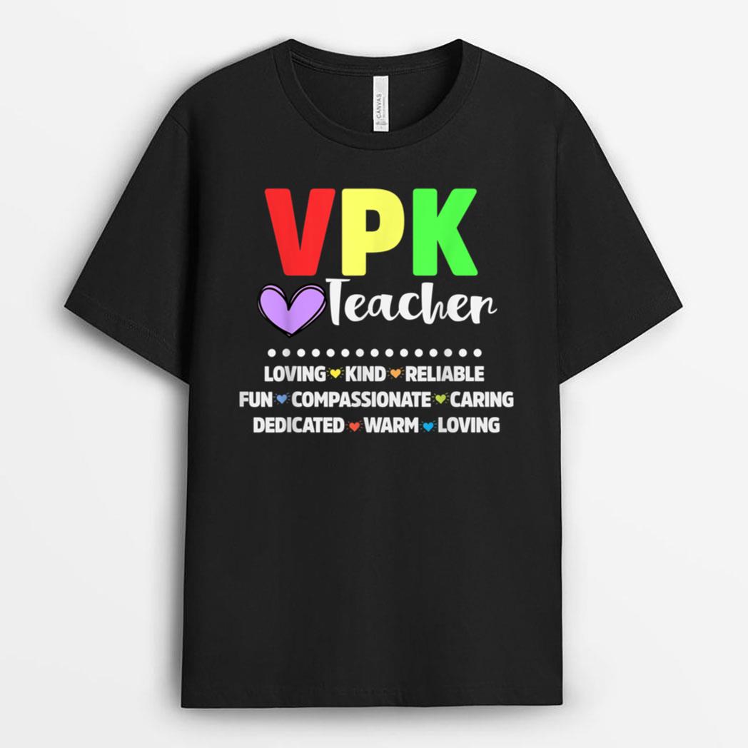 Funny VPK Teacher Voluntary Prekindergarten Back To School T-Shirt