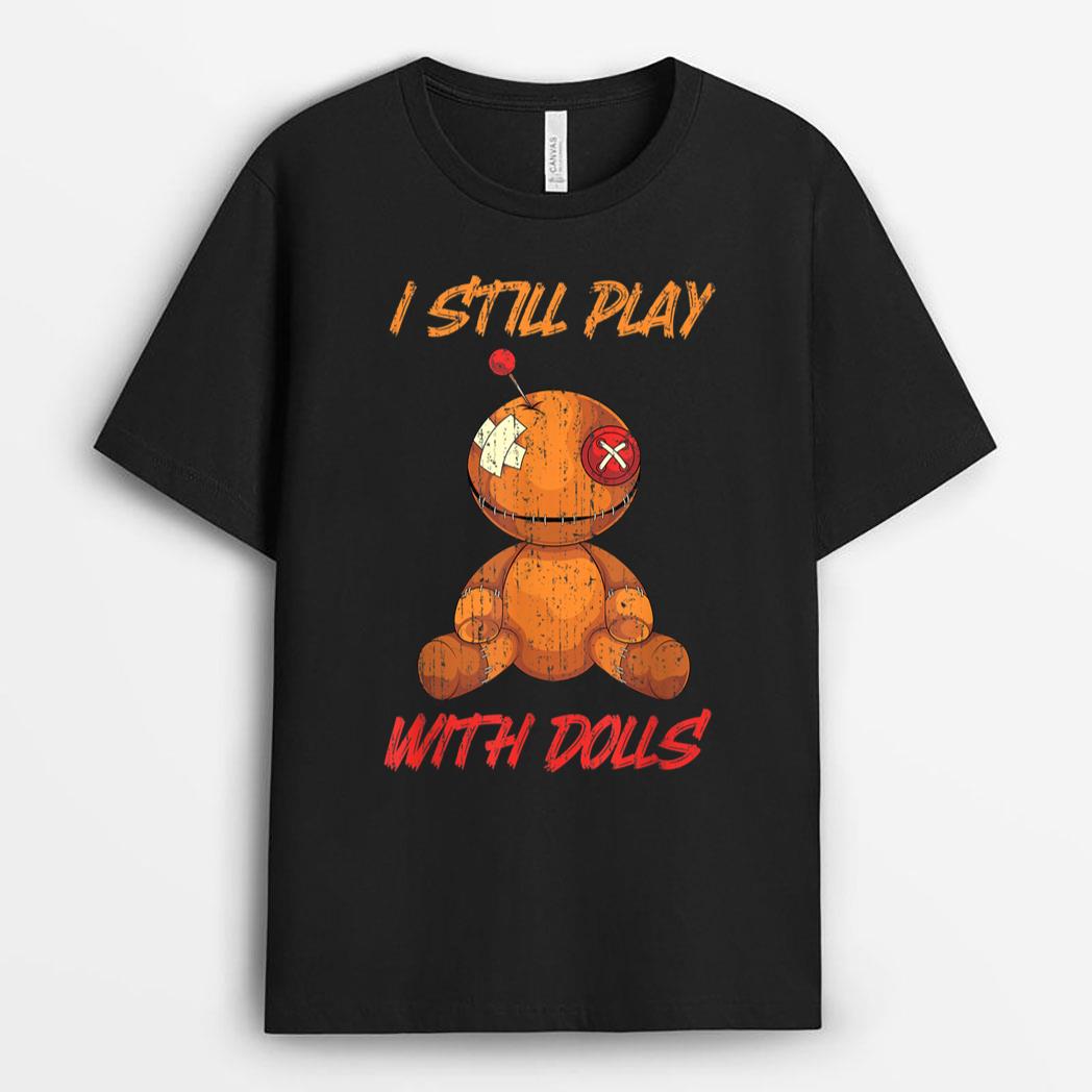Funny Witchcraft Halloween Costume Creepy Wicca Voodoo Doll T-Shirt