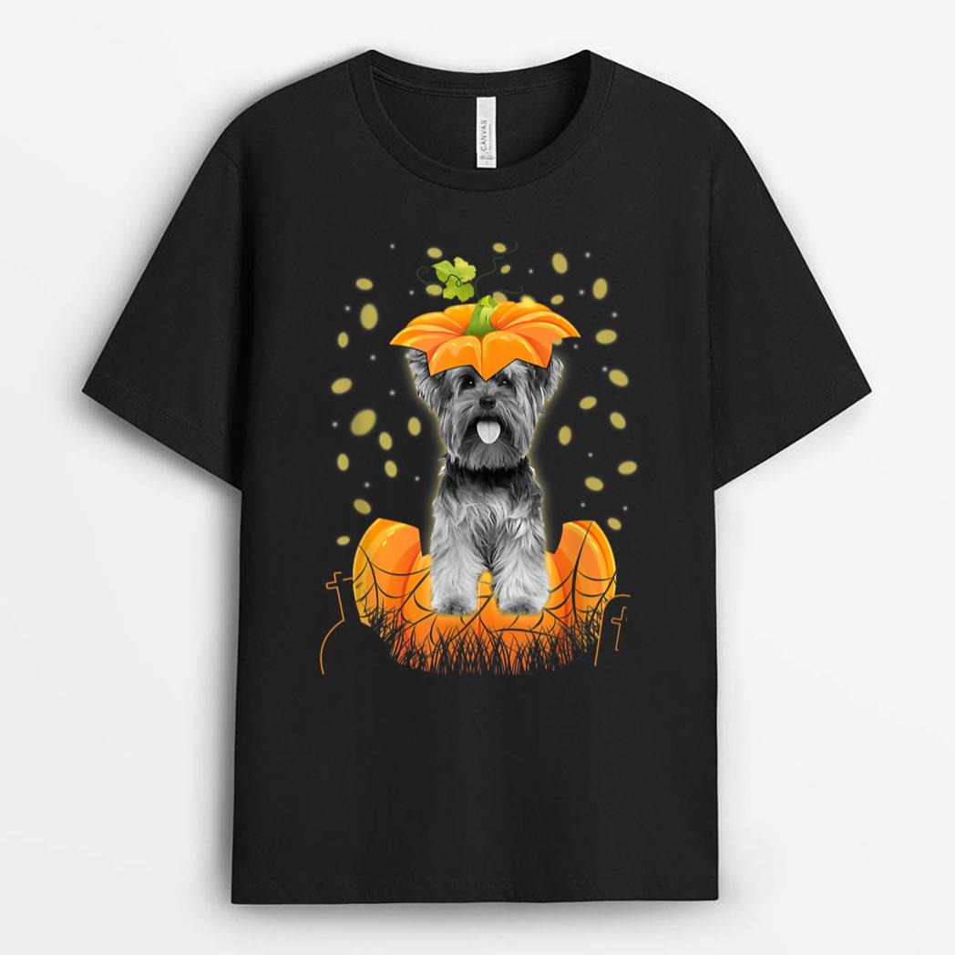 Funny Yorkshire Terrier Halloween Costume  For Dog T-Shirt