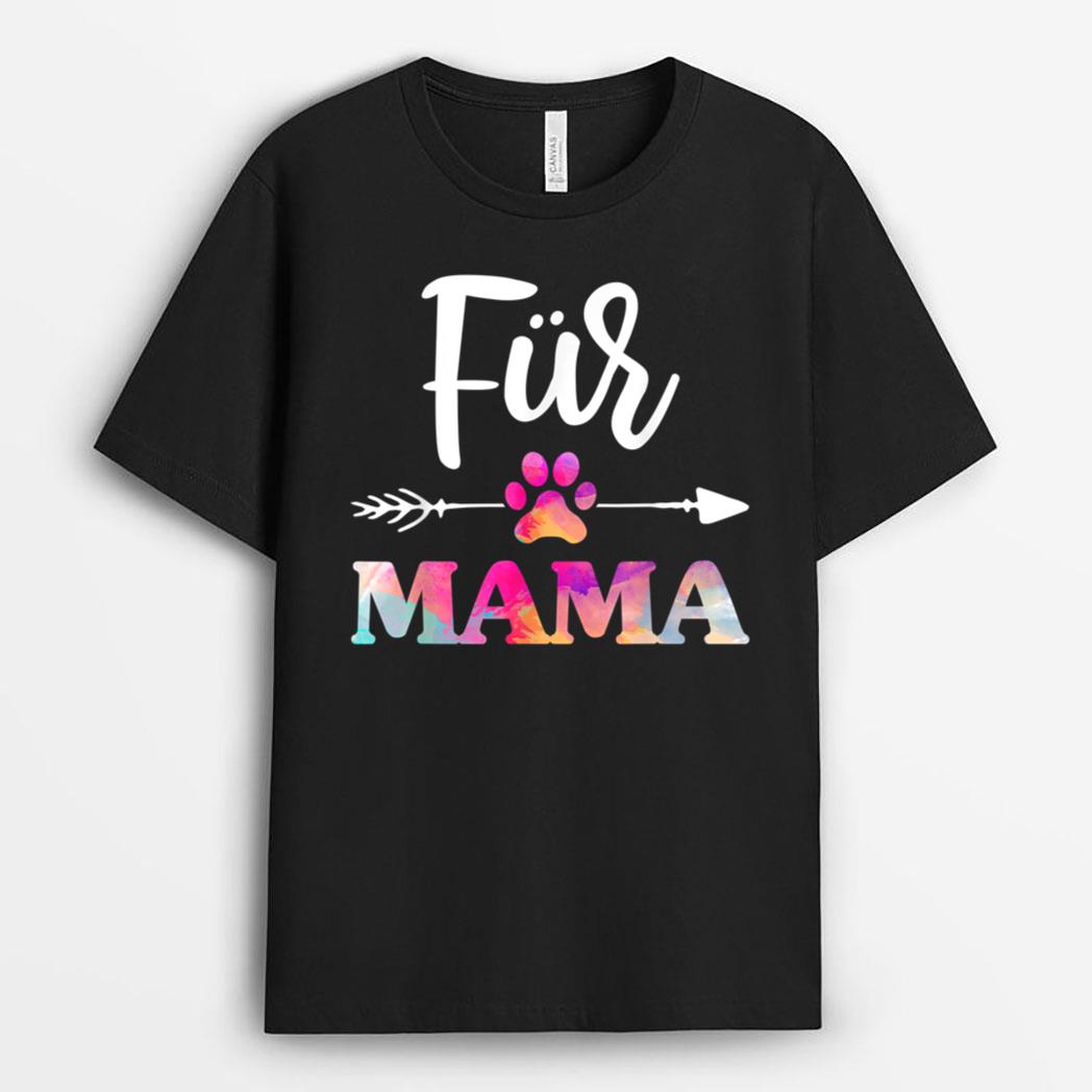 Fur Mama Pet Lovers  For Women, Mothers Day T-Shirt