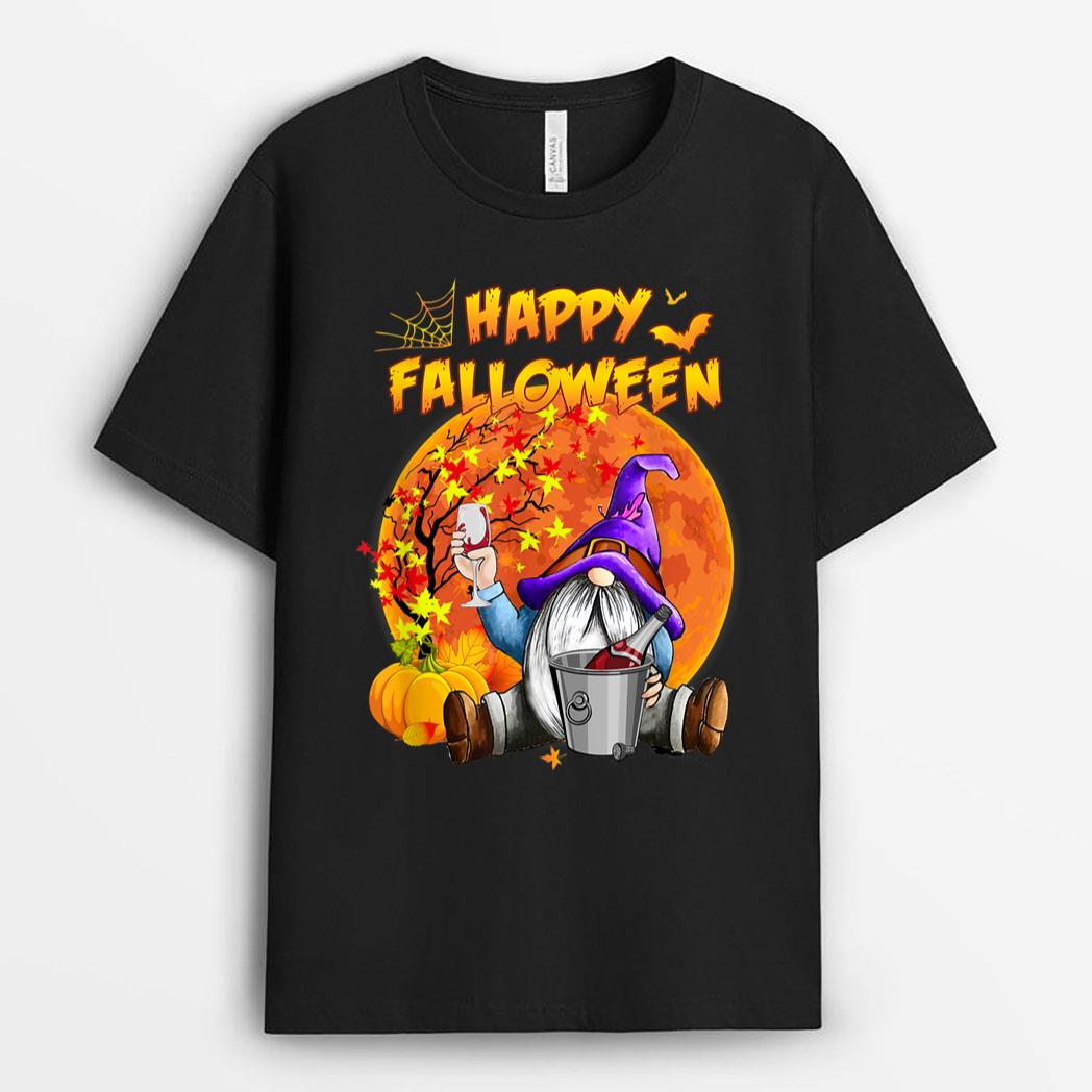 Gnome Witch Halloween Costume Pumpkin Autumn Fall Holiday Ver 1 T-Shirt