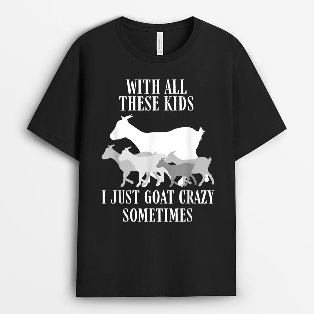 Goat Herder Farmer Goat Crazy Goat Rancher for Best Goat Mom T-Shirt