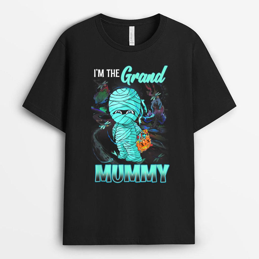 Grandma Halloween I'm The Grand Mummy T-Shirt