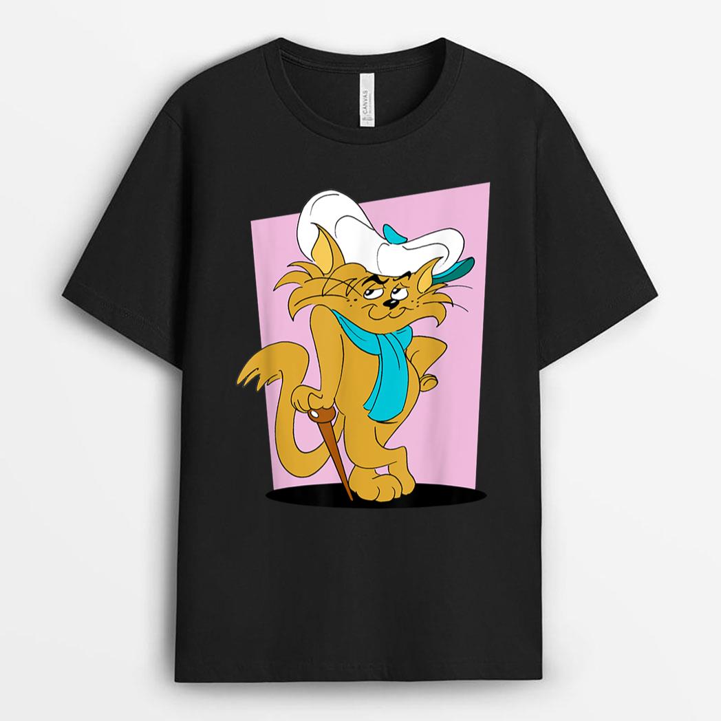 Graphic A Cat Seem Fat And Hat So Cute Adventures Cartoon T-Shirt