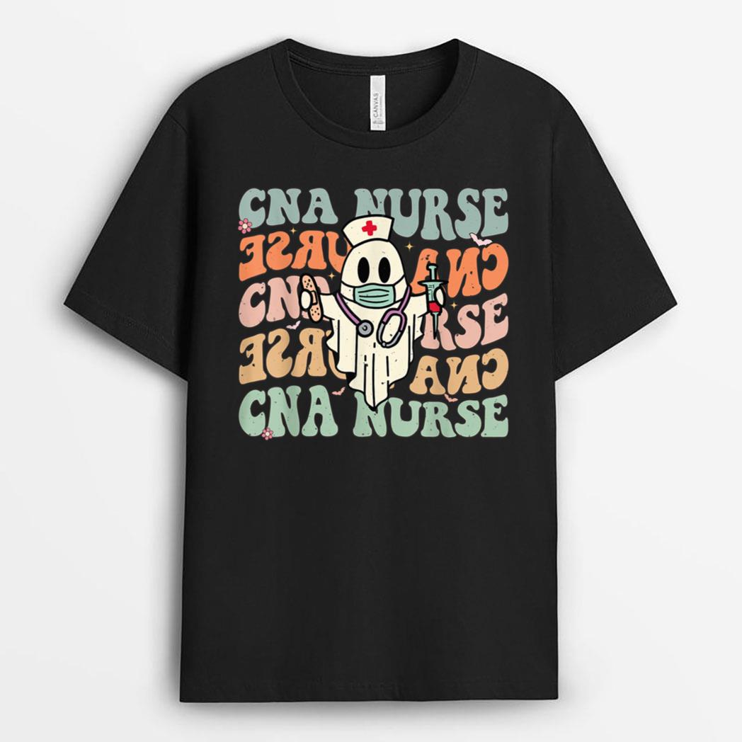 Groovy CNA Nurse Funny Halloween Certified nursing assistant T-Shirt