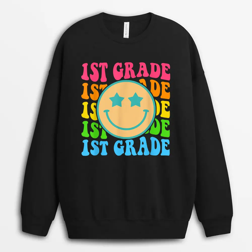 Groovy Behavior Interventionist Back To School Sweatshirt - Black