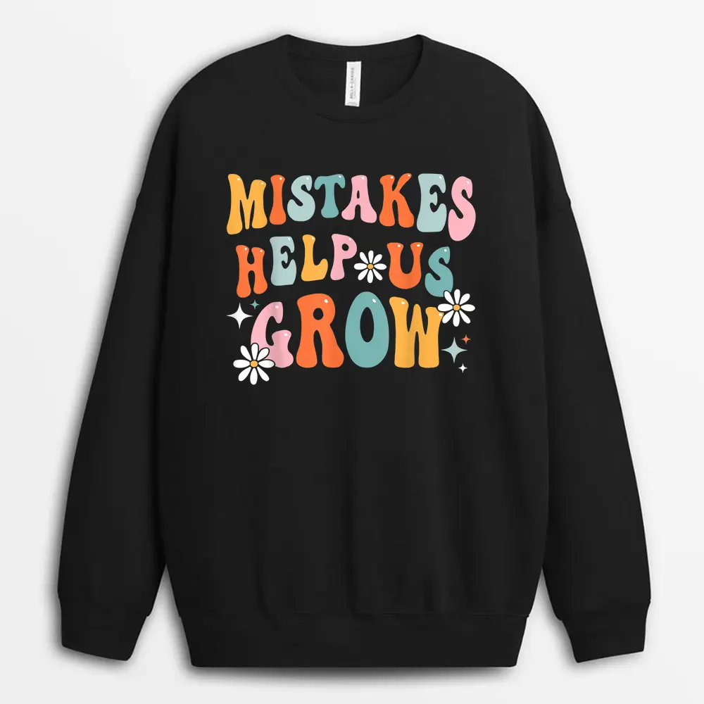 Groovy First Grade Teacher 1st Grade Teacher Sweatshirt - Black