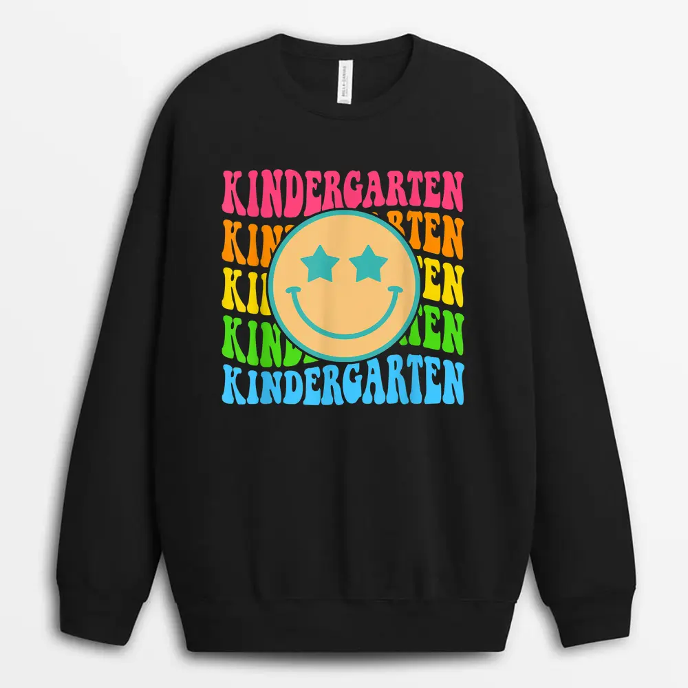 Groovy Happy International Dot Day Polka Dot Teacher Sweatshirt - Black