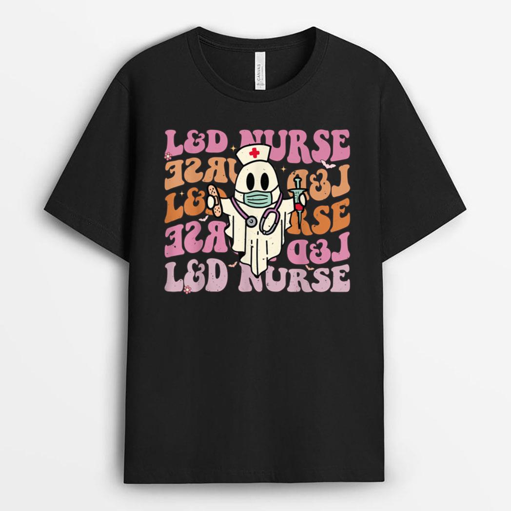 Groovy Labor & Delivery Funny Halloween Costume L&D Nurse T-Shirt