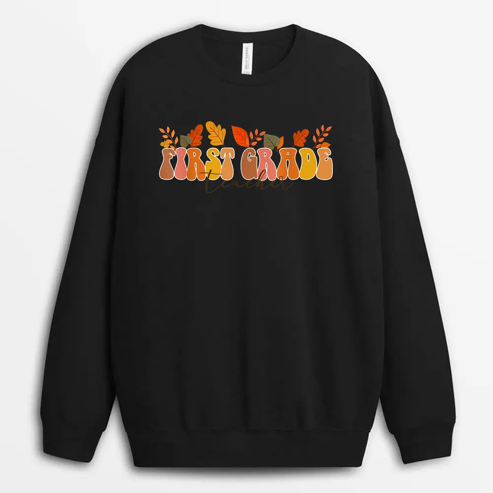 Groovy It's A Good Day To Teach Future Artists Art Teacher Sweatshirt - Black