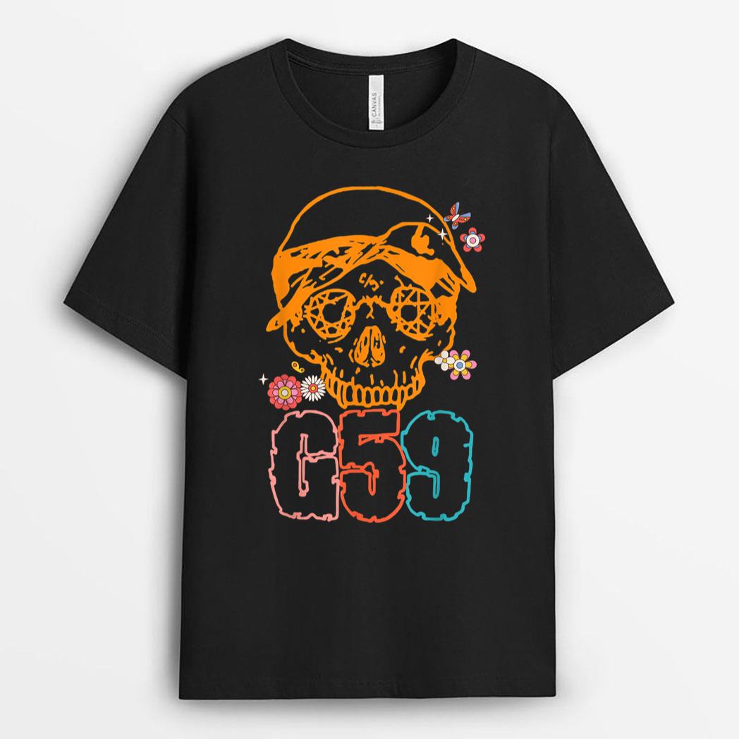 Groovy Retro Halloween G59   And , Skull Tees T-Shirt