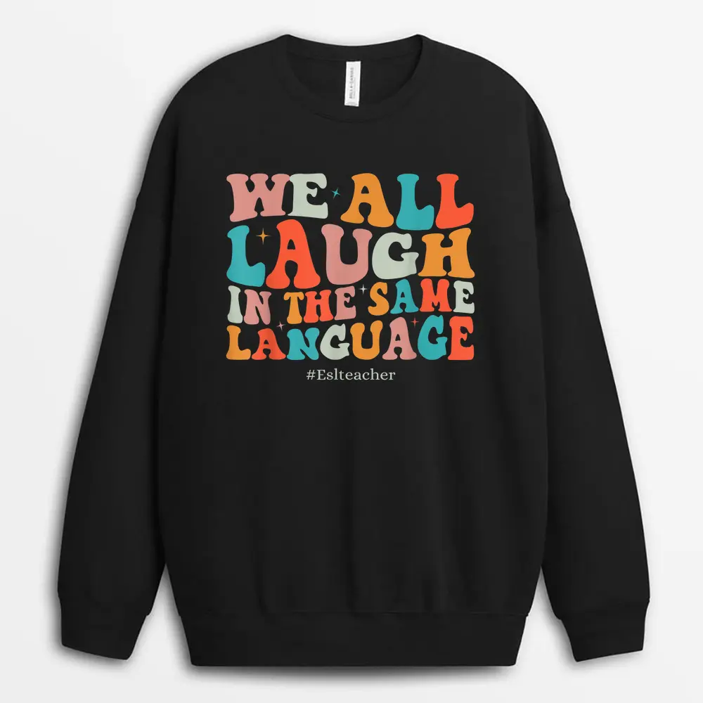 Groovy Wildflower Special Education Teacher Back To School Sweatshirt - Black