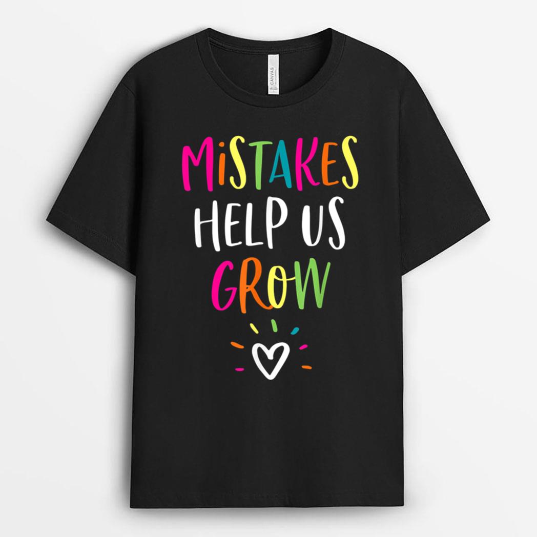 Growth Mindset Positive Back to School Teacher Student T-Shirt