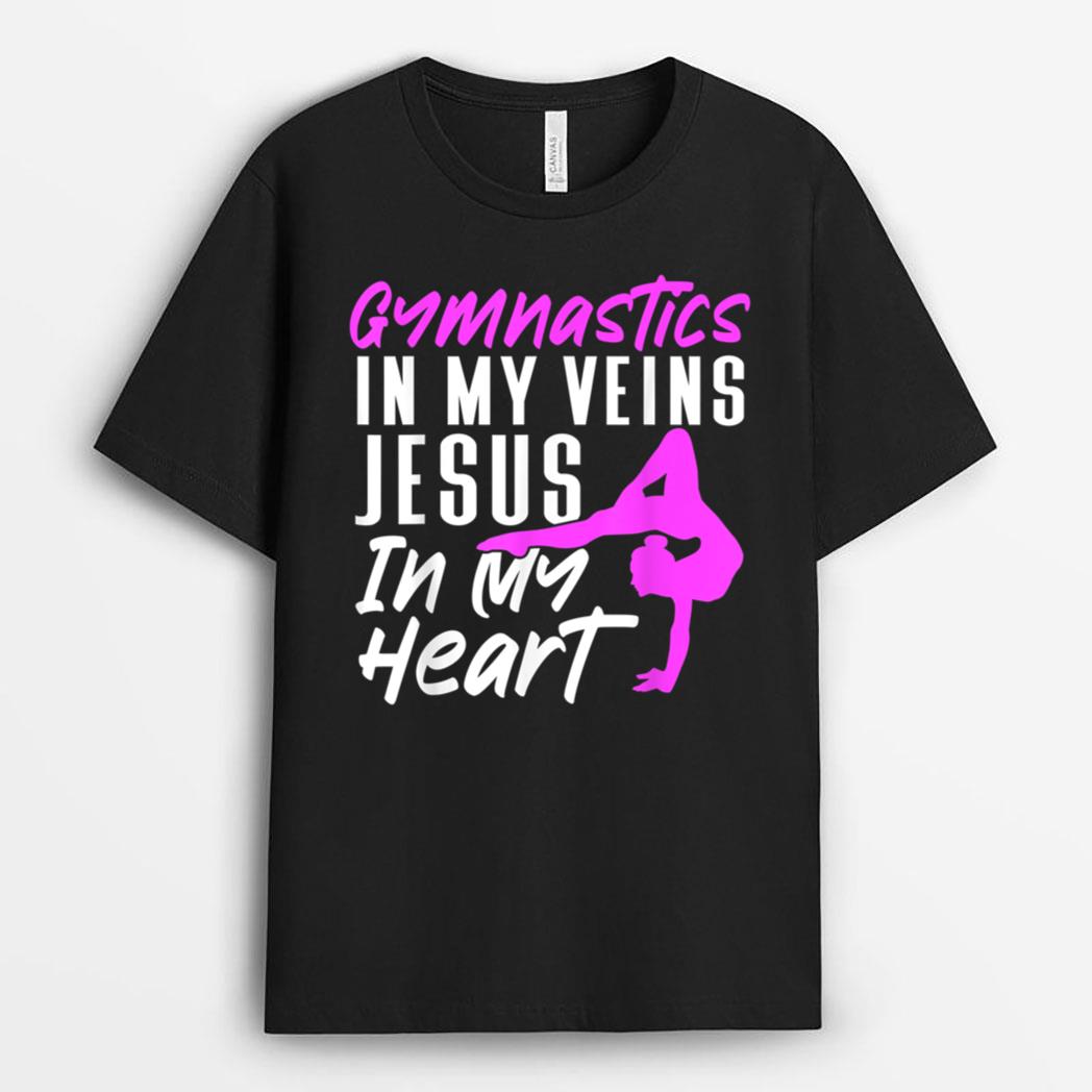 Gymnast Jesus Lovers, Acrobat Tumbling Gymnast Gymnastics T-Shirt